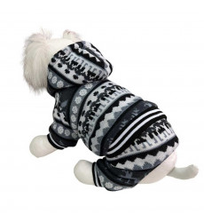 Комбинезон Pet Fashion (Пет Фешн) Скандинавия Трикотаж Мех Серый M