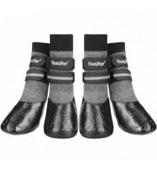 Носки Pet Fashion (Пет Фешн) Hb14 Bingpet Водоотталкивающие Светоотражающие 2 Липы Серый M