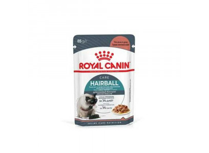 Влажный Корм Royal Canin (Роял Канин) Hairball Care Adult Для Кошек Для Профилактики Образования Комочков в Соусе  85г 