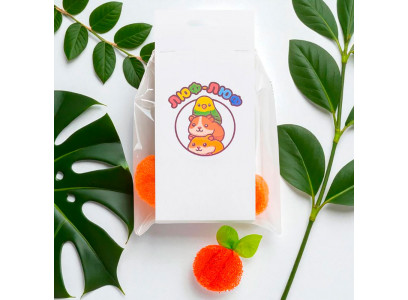 Игрушка Для Грызунов и Птиц Люф Люф Мандарин Из Люффы 00000204 