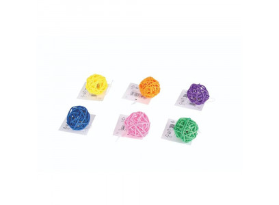 Игрушка M-Pets (М-Петс) Для Кошек Мяч с Бубенчиком Из Ротанга 20602999а