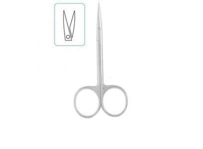 Ножницы Sammar (Саммар) Глазные Остроконечные Прямые 113мм