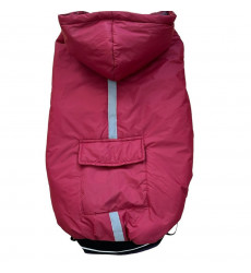 Куртка-Жилет Pet Fashion (Пет Фешн) Для Собак Средних Пород Элегант Бордо Светоотражающий 53см 3xl