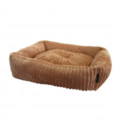 Лежанка Pride (Прайд) Fresh Прямоугольная Меховой Вельвет Цвет Коричневый 60*50см 10016851