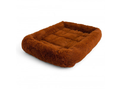 Матрасик Pride (Прайд) Fresh Меховой с Бортиком Цвет Ореховый 62*47см 10016952