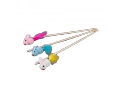 Игрушка-Дразнилка Wogy (Воги) Для Кошек Зайка На Палочке 40, 14,6*5*3см 2024 8774