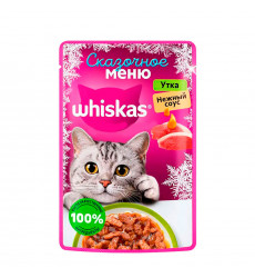Влажный Корм Для Кошек Whiskas (Вискас) Утка в Соусе Нг 75г