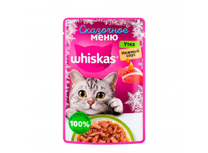 Влажный Корм Для Кошек Whiskas (Вискас) Утка в Соусе Нг 75г