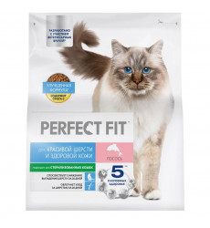 Сухой Корм Для Кошек Perfect Fit (Перфект Фит) Красивая Шерсть Лосось 1,2кг