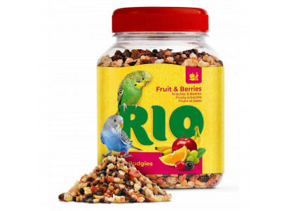 Лакомство Rio (Рио) Для Волнистых Попугаев Фруктово-Ягодная Смесь 180г
