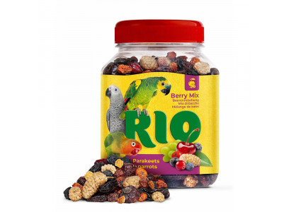 Лакомство Rio (Рио) Для Средних и Крупных Попугаев Ягодная Смесь 190г