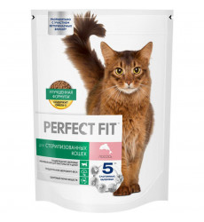 Сухой Корм Perfect Fit Для Стерилизованных Кошек Лосось 650г