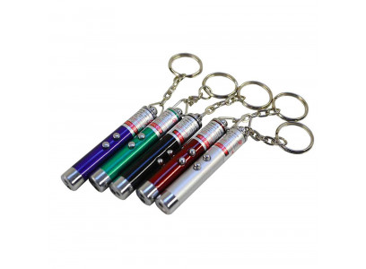 Игрушка Уют Лазерная Указка Для Животных 3 в 1 Красная Нтс12