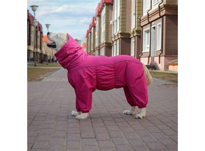 Комбинезон Osso Fashion (Оссо Фешн) Для Собак Р 65-2 Мембрана с Капюшоном Девочка Георгин Ксм 1226