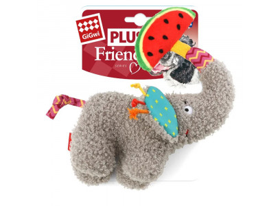 Игрушка Gigwi (Гигви)  Для Собак Слоник с Арбузом 19см 85064