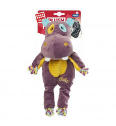 Игрушка Gigwi (Гигви) Для Собак Бегемот с Веревкой 34см 85066