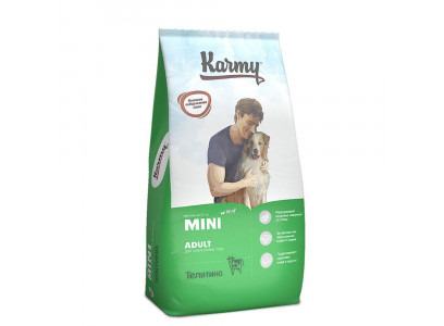 Сухой Корм Karmy (Карми) Mini Для Собак Мелких Пород Телятина Н 10кг  