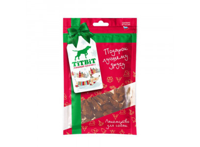 Лакомство TiTBiT (Титбит) Для Собак Курочки Ароматные Новогодняя Коллекция 80г 027950  