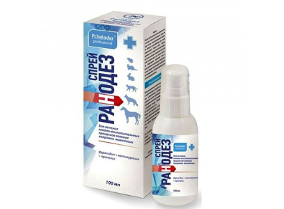 Ранодез Пчелодар Спрей Для Лечения Гнойно-Воспалительных Процессов На Коже Животных 100мл