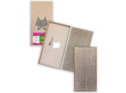 Когтеточка Лежанка Зверье Мое Кэтмэн Картон 60*27*2,5см 86215