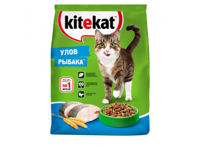 Сухой Корм Kitekat (Китикет) Для Кошек Улов Рыбака  1,3кг 