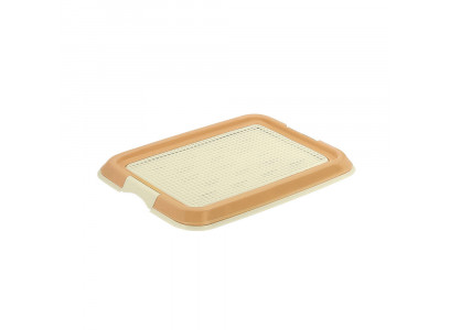 Туалет Zooone (Зооуан) Для Собак с Сеткой Малый 50*37*4см Бежевый P502-07