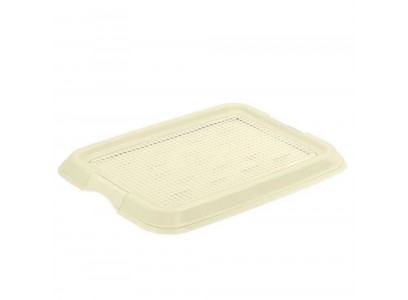 Туалет Zooone (Зооуан) Для Собак Мелких и Средних Пород с Сеткой Малый 50*37*4см Белый P502 11 