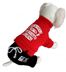 Комбинезон Pet Fashion (Пет Фешн) Для Собак Мелких Пород Rock Roll Р L Трикотаж Мех Красный