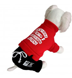 Комбинезон Pet Fashion (Пет Фешн) Для Собак Мелких Пород Rock Roll Р M Трикотаж Мех Красный