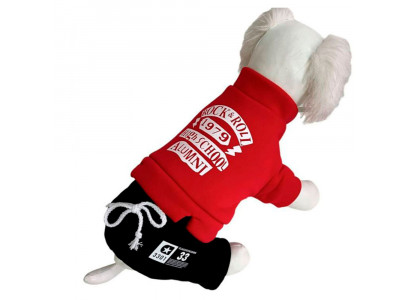 Комбинезон Pet Fashion (Пет Фешн) Для Собак Rock Roll Р Xl Трикотаж Мех Красный