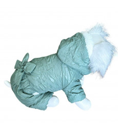 Комбинезон Pet Fashion (Пет Фешн) Для Собак Мелких Пород Бантик Р Xxl Мех Жатка Ментол