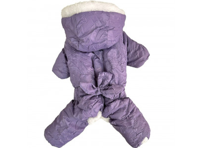 Комбинезон Pet Fashion (Пет Фешн) Для Собак Мелких Пород Бантик Р Xl Мех Жатка Сиреневый