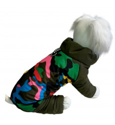 Комбинезон Pet Fashion (Пет Фешн) Для Собак Мелких Пород Следопыт Р M Мех Хаки