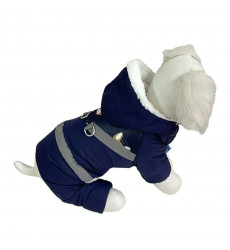 Комбинезон Шлейка Pet Fashion (Пет Фешн) Для Собак Мелких Пород Pet Dog Р S Мех Синий