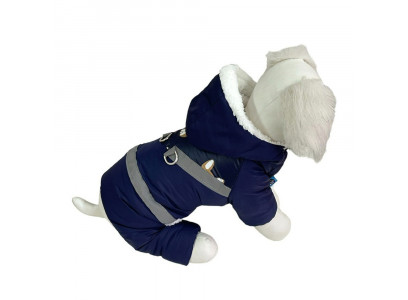 Комбинезон Шлейка Pet Fashion (Пет Фешн) Для Собак Мелких Пород Pet Dog Р S Мех Синий