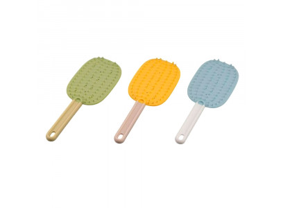 Щетка Wogy (Воги) Для Вычесывания Двусторонняя С Ручкой Силикон 2025-2468