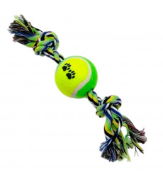 Игрушка Nunbell (Нанбелл) Для Собак Мяч Теннисный На Веревке Канатная 2025 2859
