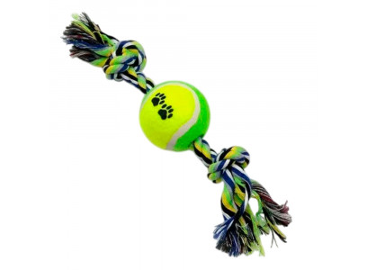 Игрушка Nunbell (Нанбелл) Для Собак Мяч Теннисный На Веревке Канатная 2025 2859