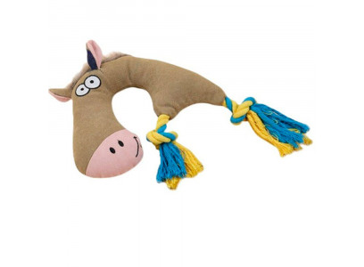 Игрушка-Пищалка Wogy (Воги) Для Собак Осел с Канатами Ринговая Ткань 28*22см 2024-4485