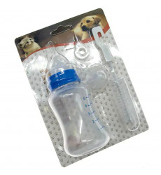 Набор Wogy (Воги) Для Вскармливания Животных 4 Предмета: Бутылочка, Соска, Ёршик и Игла 2024 3332