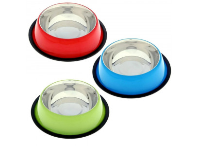 Миска Veermetals (Вирметалс) Нескользящая Цветная Vm 2507c 700мл 3012