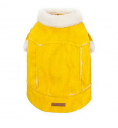 Толстовка Уют Для Собак Зимняя На Флисе На Кнопках 26см Р M Желтая Нм22001м