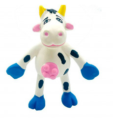 Игрушка №1 Для Собак Буренка с Пищалкой Латекс 9см Лс316
