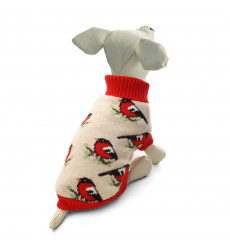 Свитер Triol (Триол) Для Собак Мелких Пород Снегири Р Хs 20см Серо-Красный 12271684