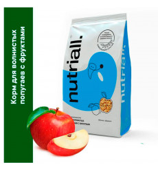 Корм для Птиц Nutriall (Нутриал) Для Волнистых Попугаев Фрукты 400г 