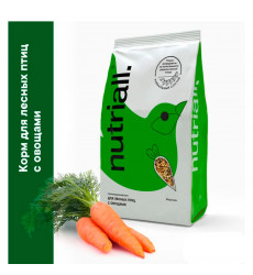 Корм для Птиц Nutriall (Нутриал) Для Лесных Птиц Овощи 400г
