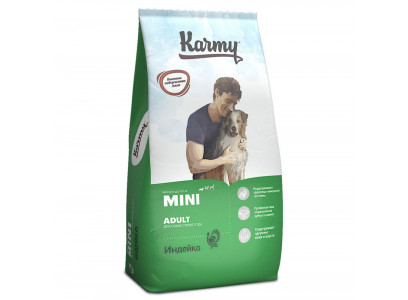 Сухой Корм Karmy (Карми) Для Собак Мелких Пород Индейка Mini 10кг Н 