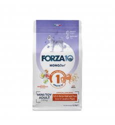 Сухой Корм Forza (Форза) 10 Dog Mini Toy Monodiet Low Grain Для Собак Мелких Пород Конина и Горох 1,5кг 13192