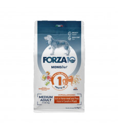 Сухой Корм Forza (Форза) 10 Dog Medium Monodiet Low Grain Для Собак Средних Пород При Аллергии Конина и Горох 1,5кг 09386
