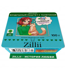 Корм Лам для Котят Zillii 5657090 Паштет Телятина 100г